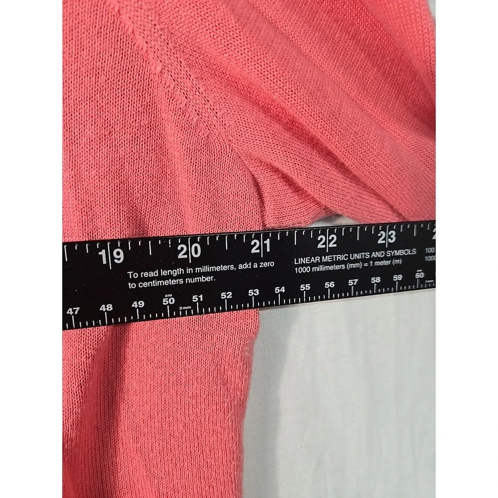 Talbots Women's‎ XL Pink Turtleneck Sweater Top Pima Cotton Base Layer L/S